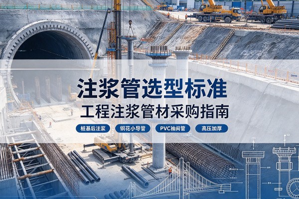 郫都注浆管选型标准