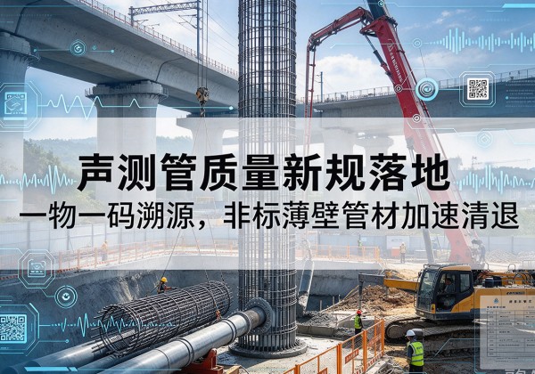 郫都声测管质量新规落地，一物一码溯源，非标薄壁管材加速清退